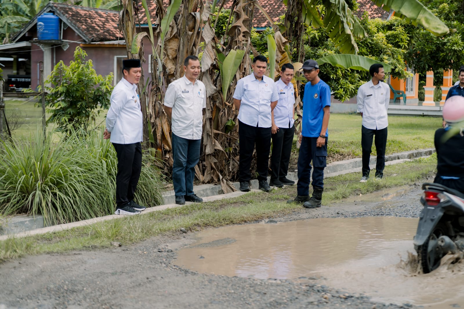 Bupati Dedi Irawan Tinjau Empat Ruas Jalan Prioritas di Pesisir Barat