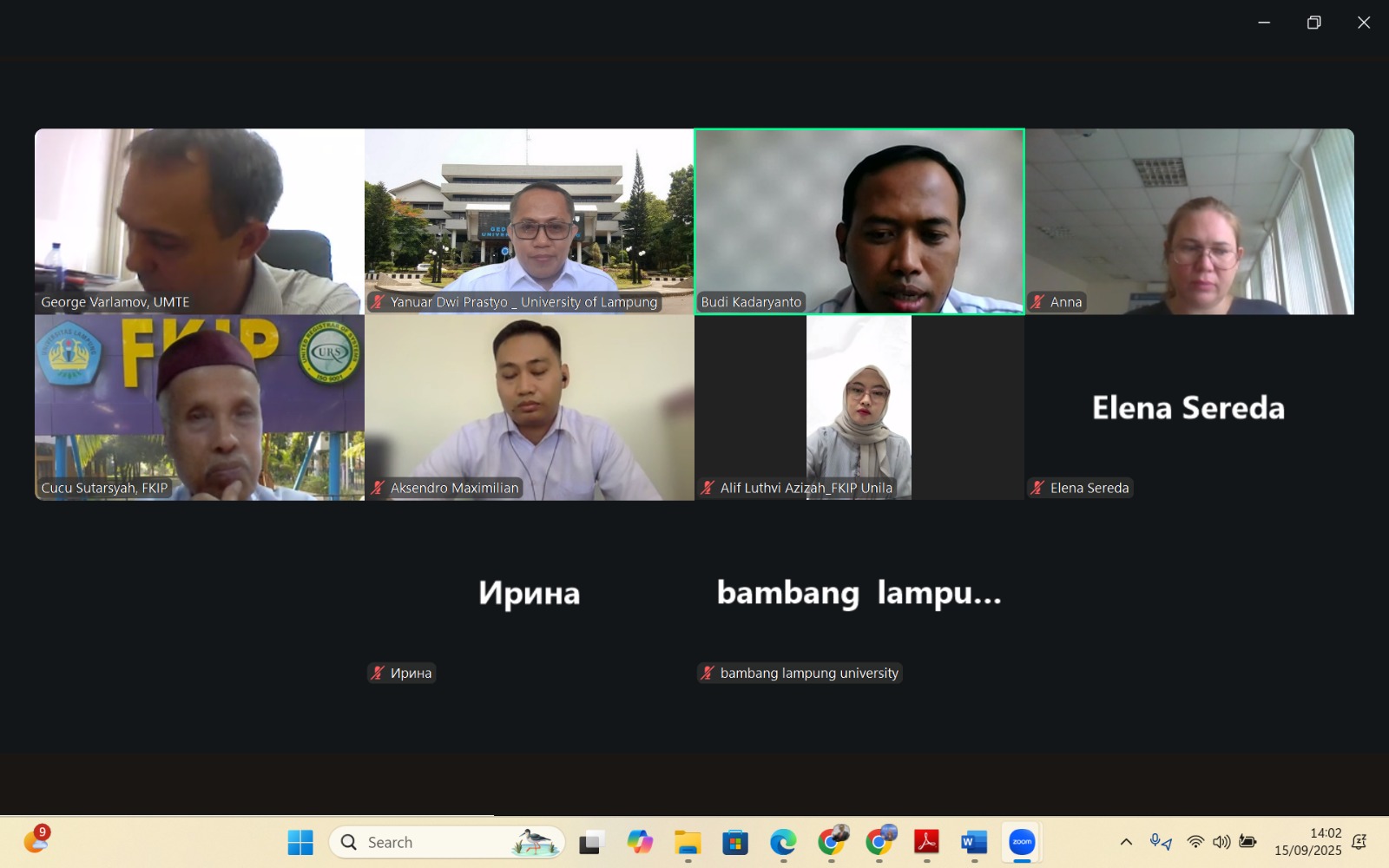 Unila Perkuat Jaringan Internasional, Lanjutkan Kerja Sama dengan Universitas Rusia