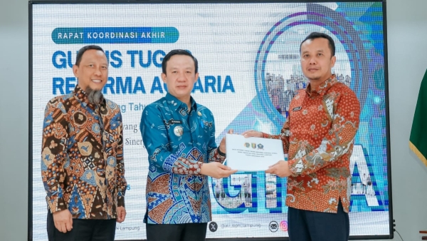 Dorong Asta Cita Prabowo, Pemprov Lampung Genjot Reforma Agraria