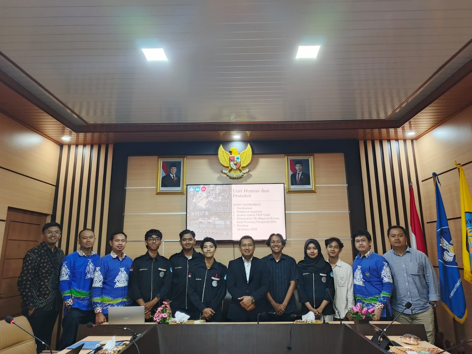 Bangun Citra Positif, Unit Humas FKIP Unila Evaluasi Kinerja dan Perkuat Media Kampus