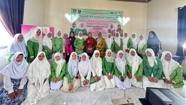 Fatayat NU Lampung Gencarkan Madrasah Kesehatan Deteksi Dini Kanker Payudara