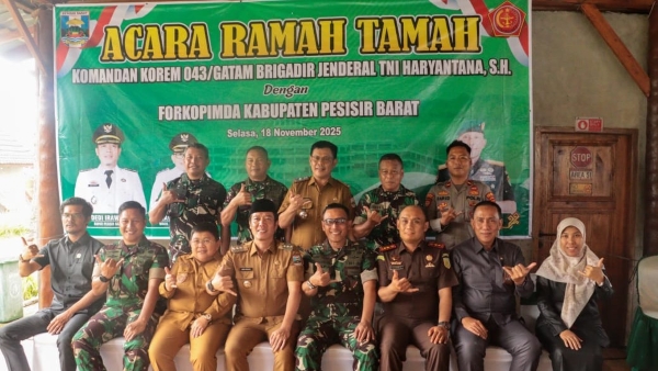 Sambut Danrem, Pesibar Berharap Sinergi TNI Mampu Hadirkan Manfaat Nyata bagi Rakyat