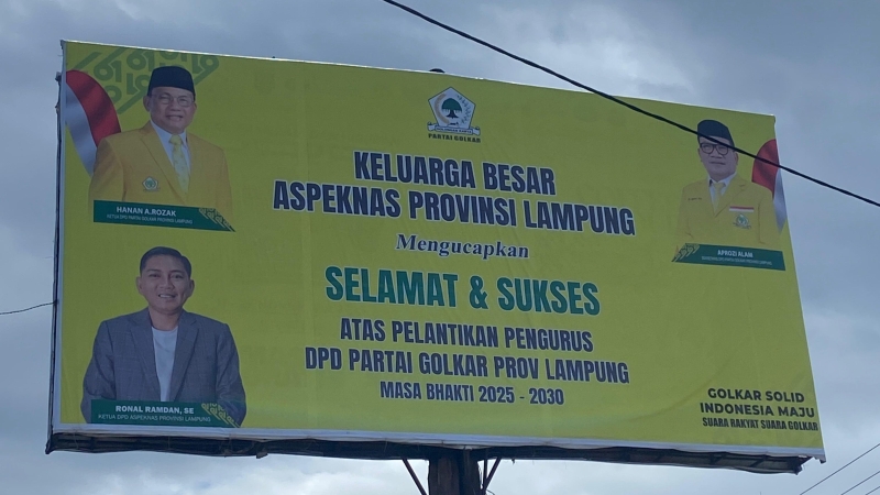 Aspeknas Lampung Sambut Kepengurusan Baru Golkar, Dorong Keterlibatan Milenial dalam Politik
