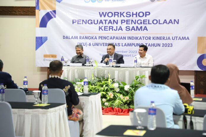 Unila Gelar Workshop Penguatan Kerja Sama Untuk IKU-6