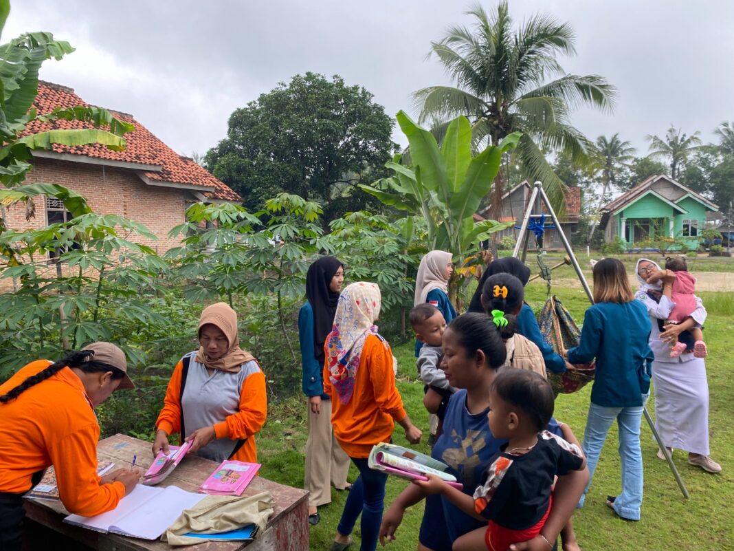 KKN Unila, Gelar Sosialisasi “Cegah Stunting itu Penting” di Kampung Kagungan Dalem Menggala