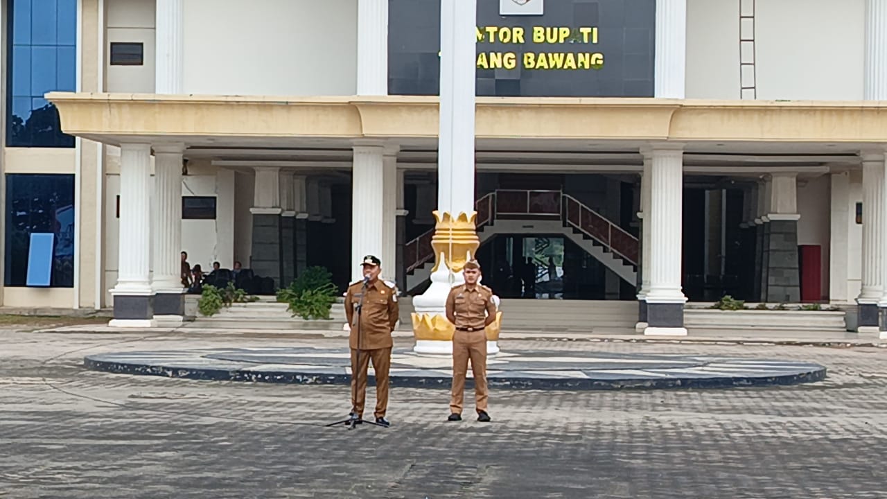 Hari Pertama Kerja, Wakil Bupati Tulang Bawang Tancap Gas Pimpin Apel dan Sidak Sejumlah Lokasi