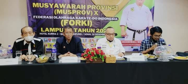 Petahana 3 Periode Ketua FORKI Lampung Ini Terpilih Kembali