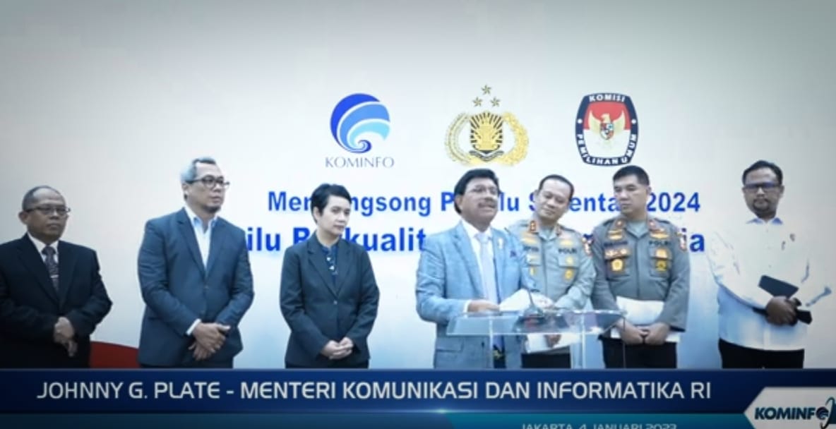 Kemenkominfo RI dan Polri Tandatangani MoU untuk Menciptakan Penyelenggaraan Pemilihan Umum 2024 yang Aman dan Berkualitas