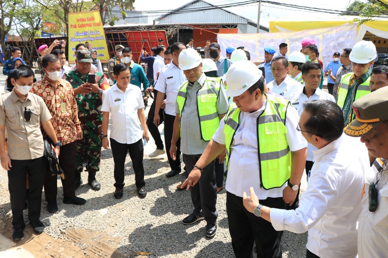 Gubernur Arinal Djunaidi Resmikan Pembangunan Jalan dan Pedestrian Ruas Mayjend. H.M Ryacudu