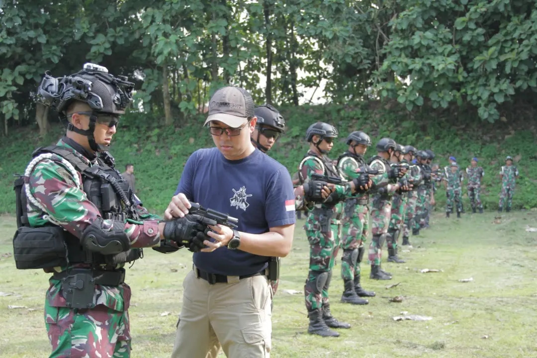 Tingkatkan Kemampuan,TRC Macan Anoraga Yonpomad Berlatih Teknik Hagana