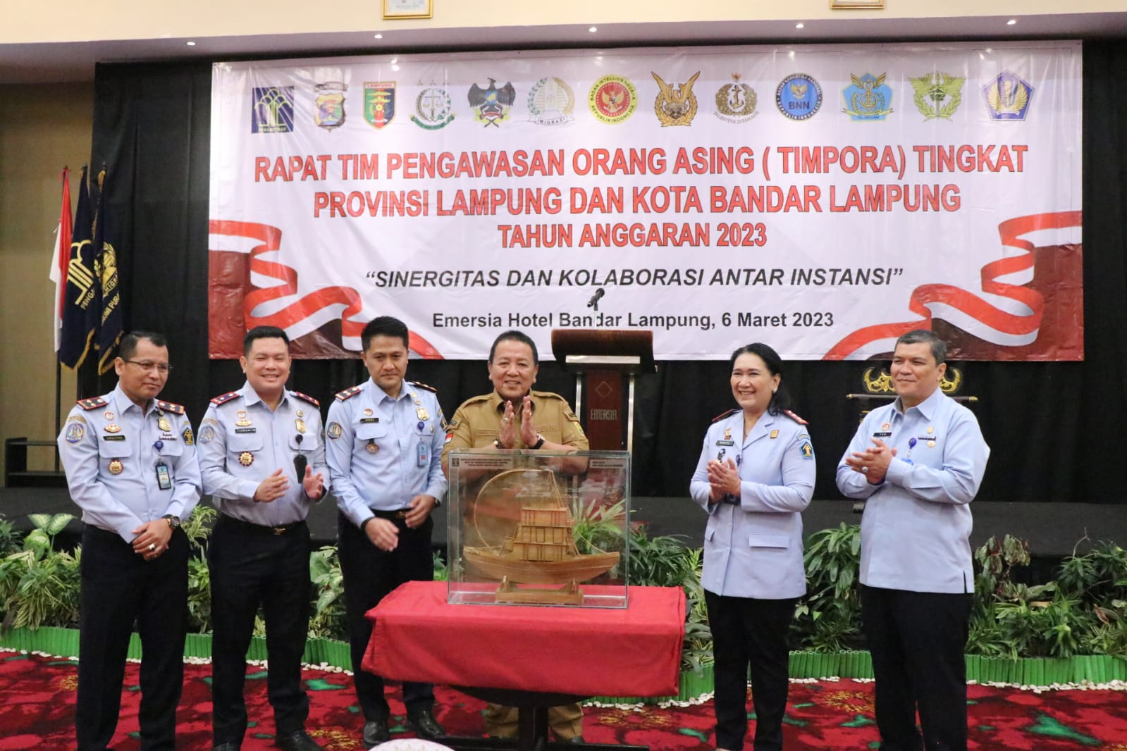 Gubernur Arinal Djunaidi Membuka Rakor Tim Pengawasan Orang Asing Tingkat Provinsi Lampung Tahun 2023