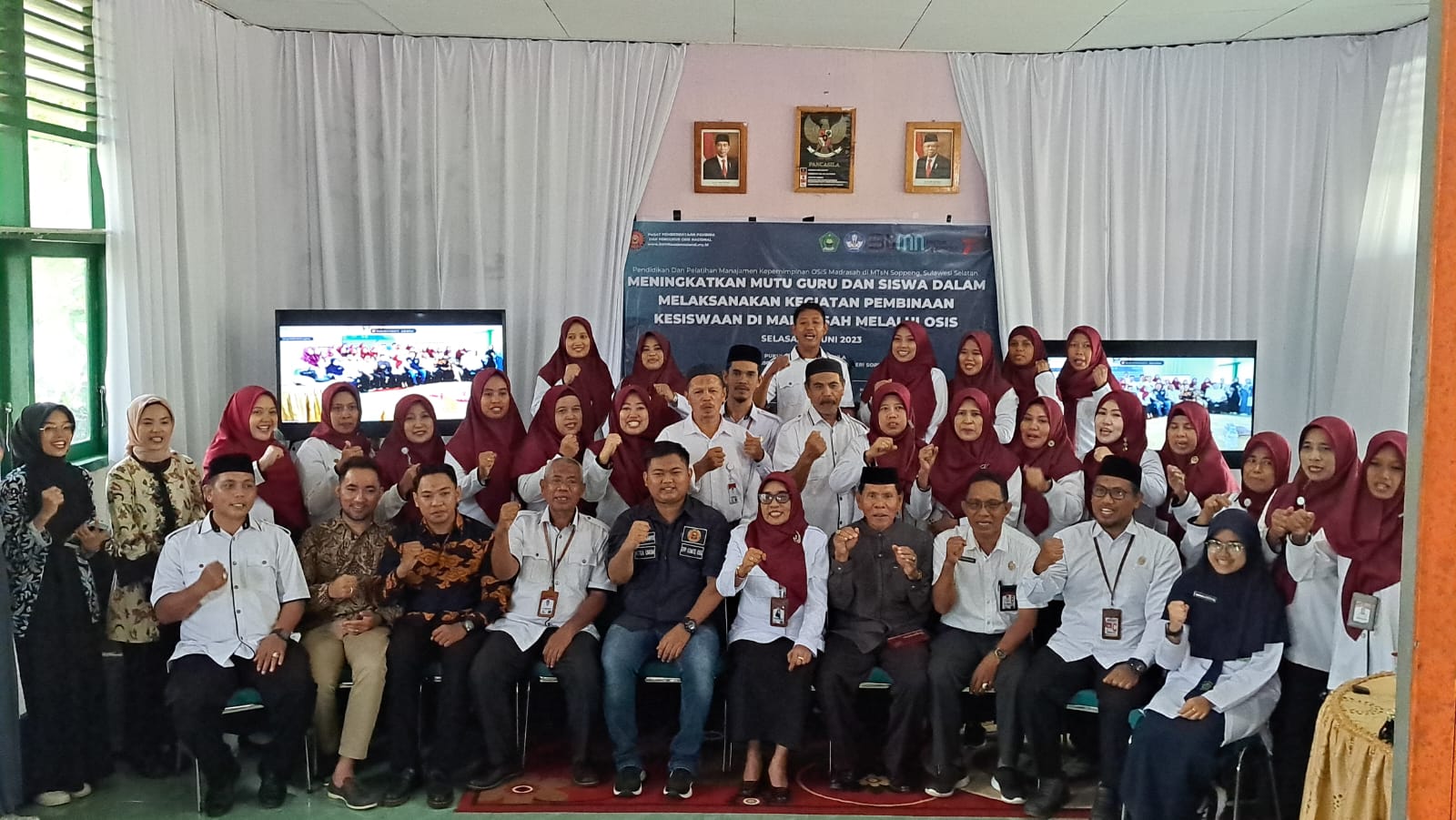 Komite OSIS Nasional Laksanakan Kunjungan Kerja di MTs Negeri Soppeng