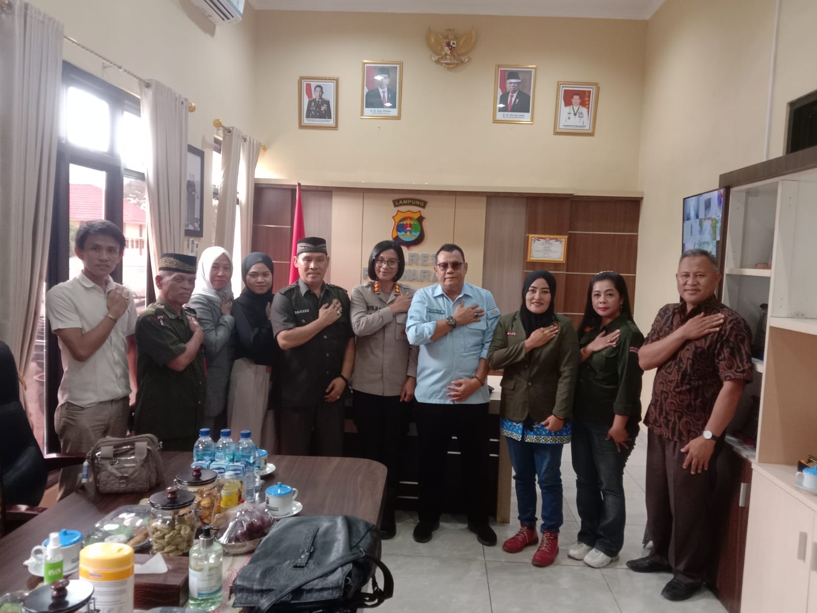 Organisasi KO-WAPPI Mengelar Audensi Dengan Kapolres Pesawaran