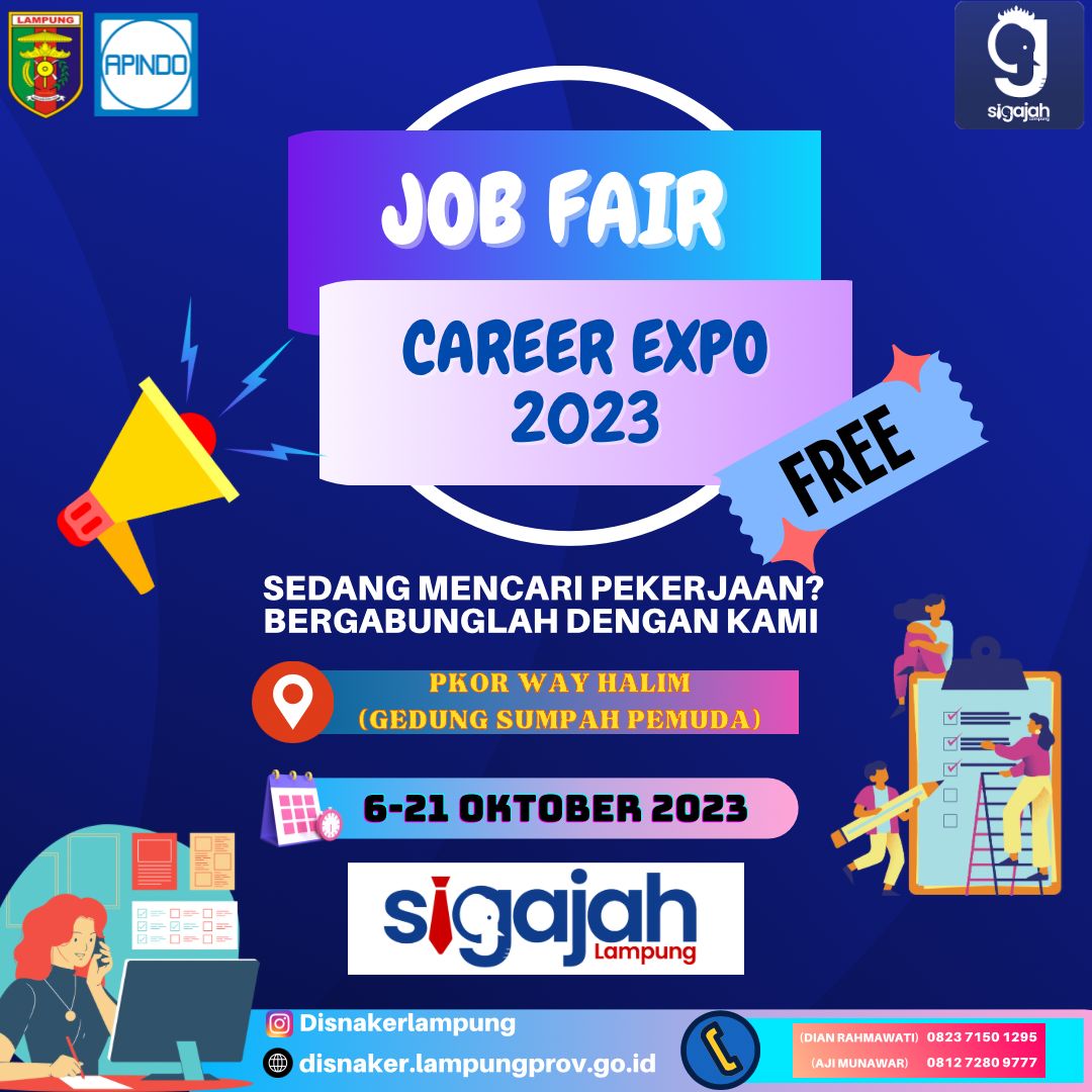 Pemprov Lampung Fasilitasi Pencari Kerja Melalui Job Fair Pada Gelaran Pekan Raya Lampung Tahun 2023