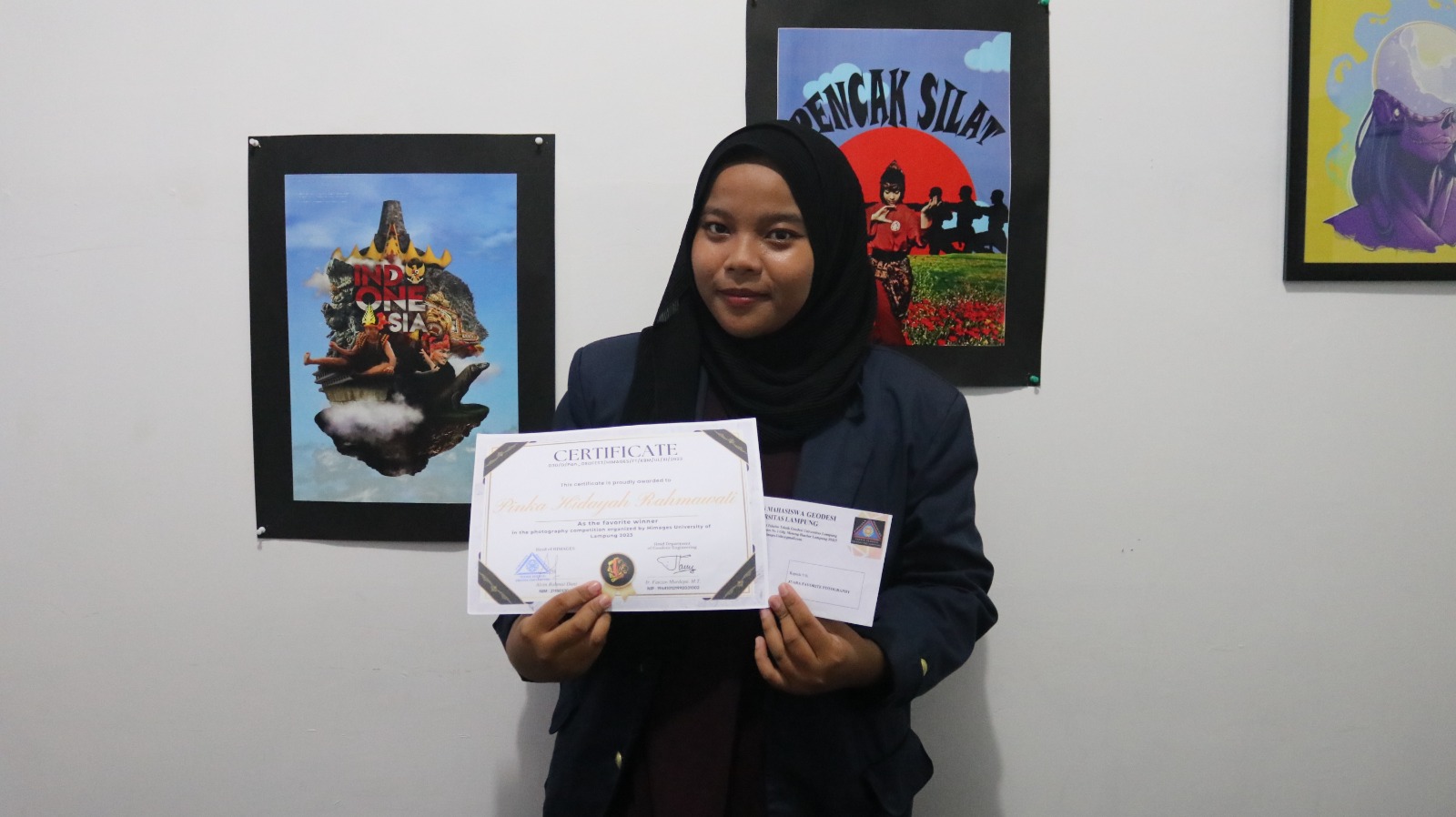 Mahasiswi Darmajaya Juara Favorit Pada Festival Geodesi 2023