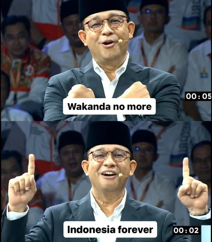 Tutup Debat, 'Wakanda No More Indonesia Forever' Herman HN: Anies Lebih Hebat