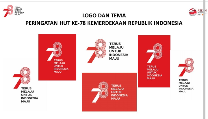 Terus Melaju Untuk Indonesia Maju Menjadi Tema HUT RI ke-78