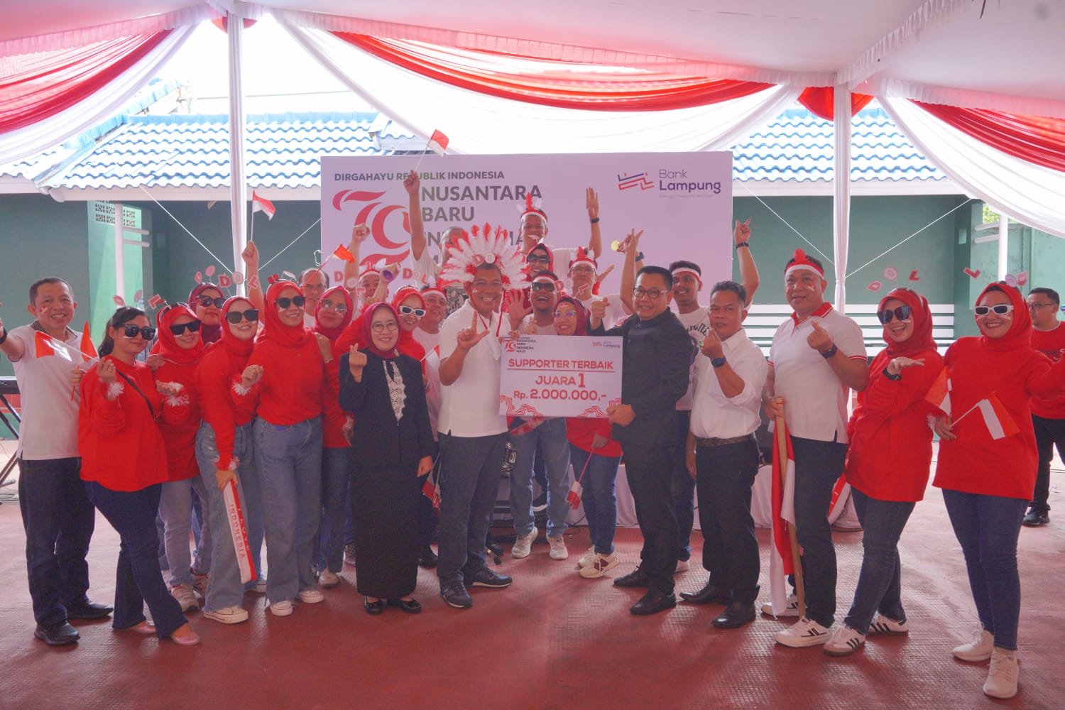 Bank Lampung Menyala di HUT RI Ke-79