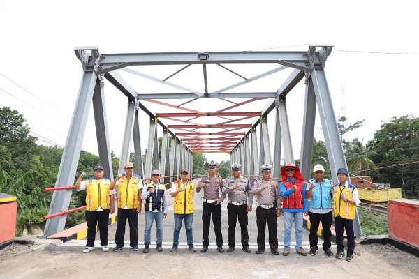 BPJN Lampung Selesaikan Perbaikan Jembatan Way Pedada Tulang Bawang