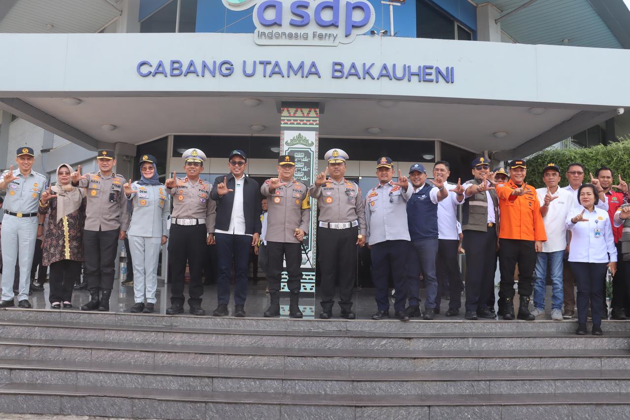 Kakorlantas Tinjau Kesiapan Pelabuhan Bakauheni Sambut Operasi Ketupat 2025