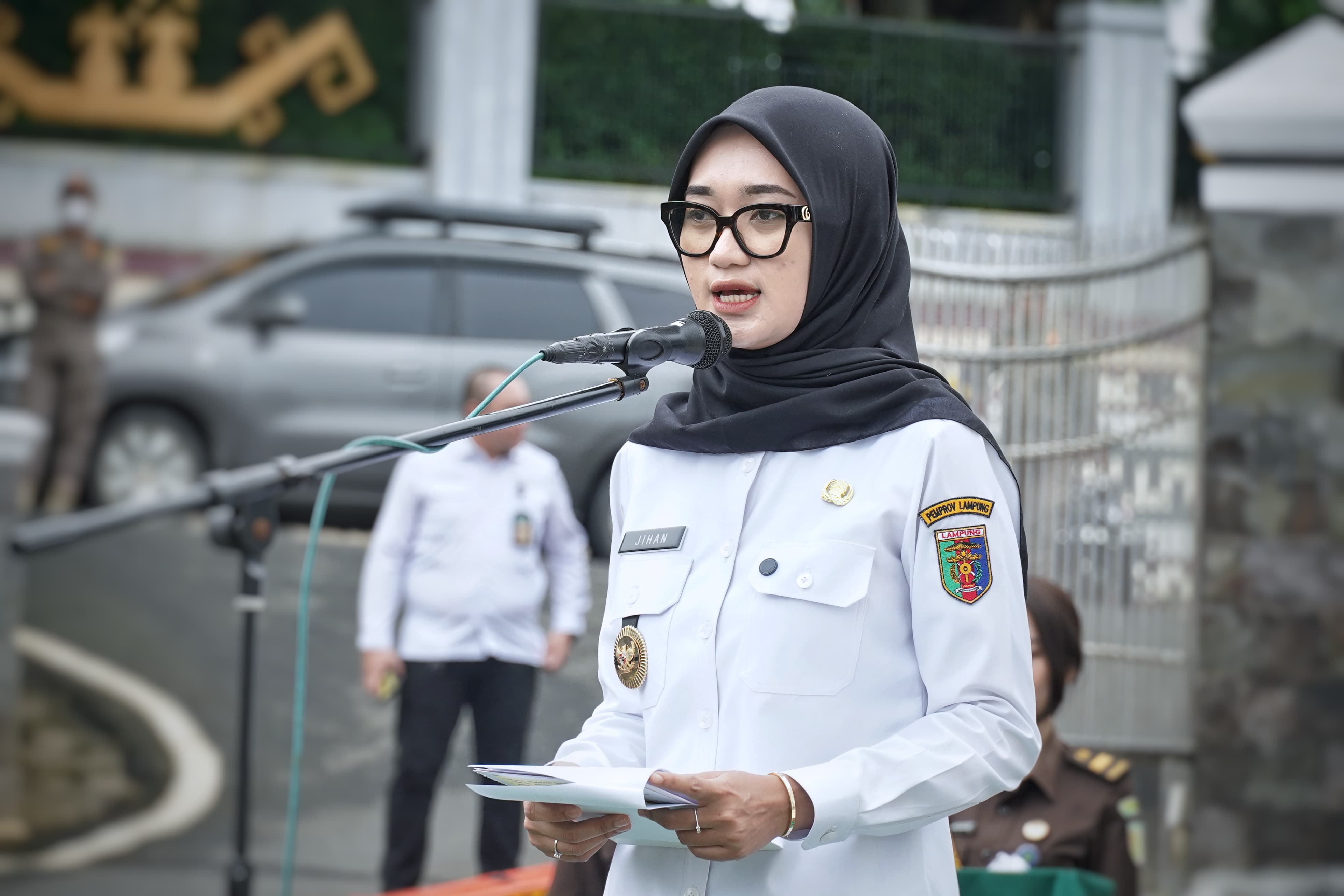 Wagub Jihan Nurlela Dukung Pelaksanaan Bazar Pasar Murah Ramadan Kejti Lampung