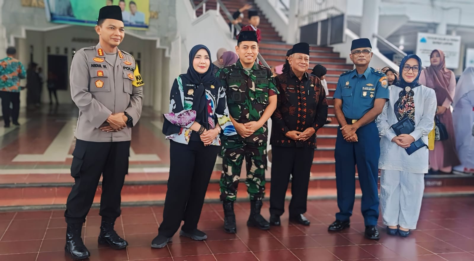 Dandim 0410/KBL Hadiri Safari Ramadhan 1445 Hijriah di Auditorium Masjid Al-Furqon