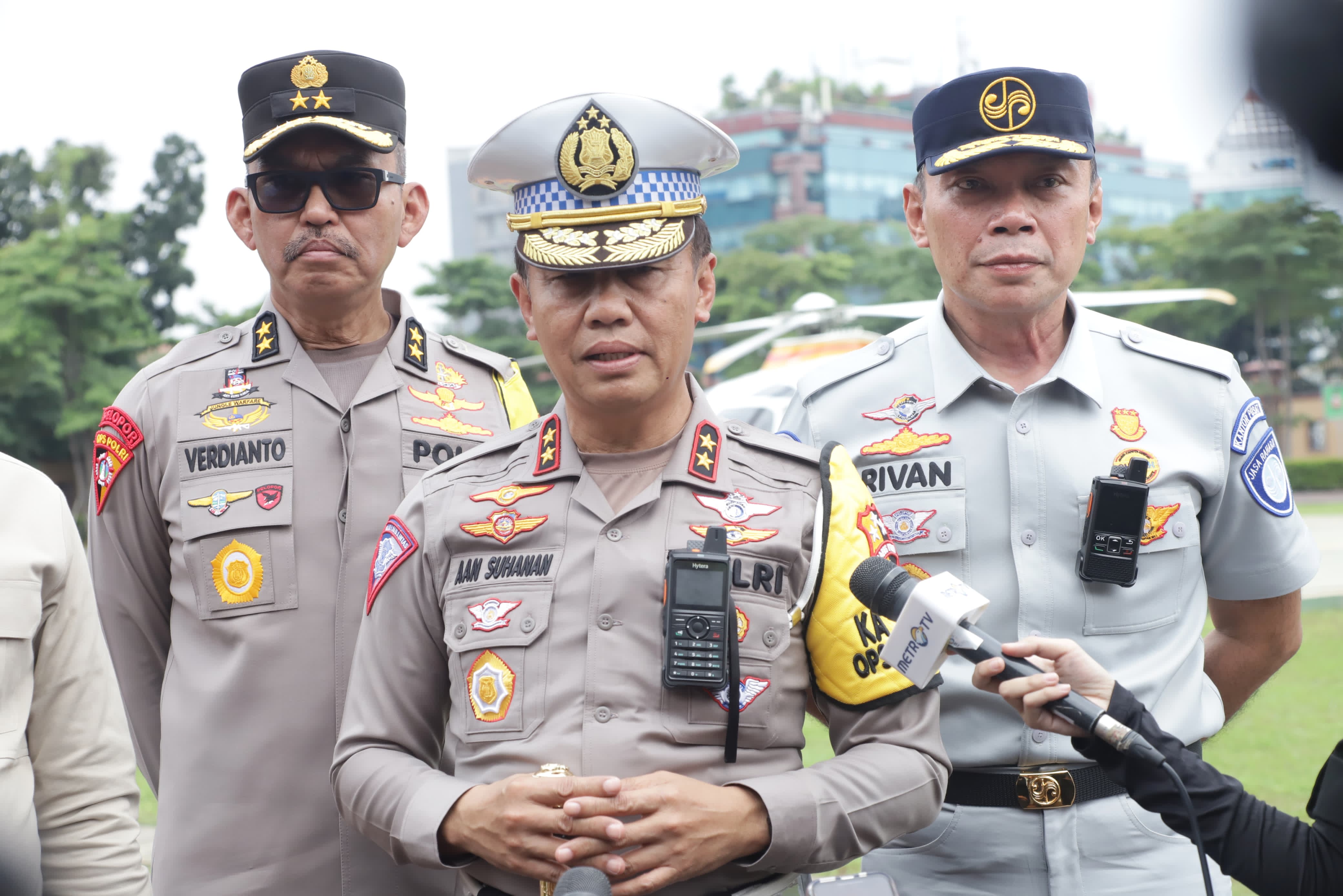 Jasa Raharja dan Korlantas Polri Tinjau Arus Mudik Disejumlah Titik