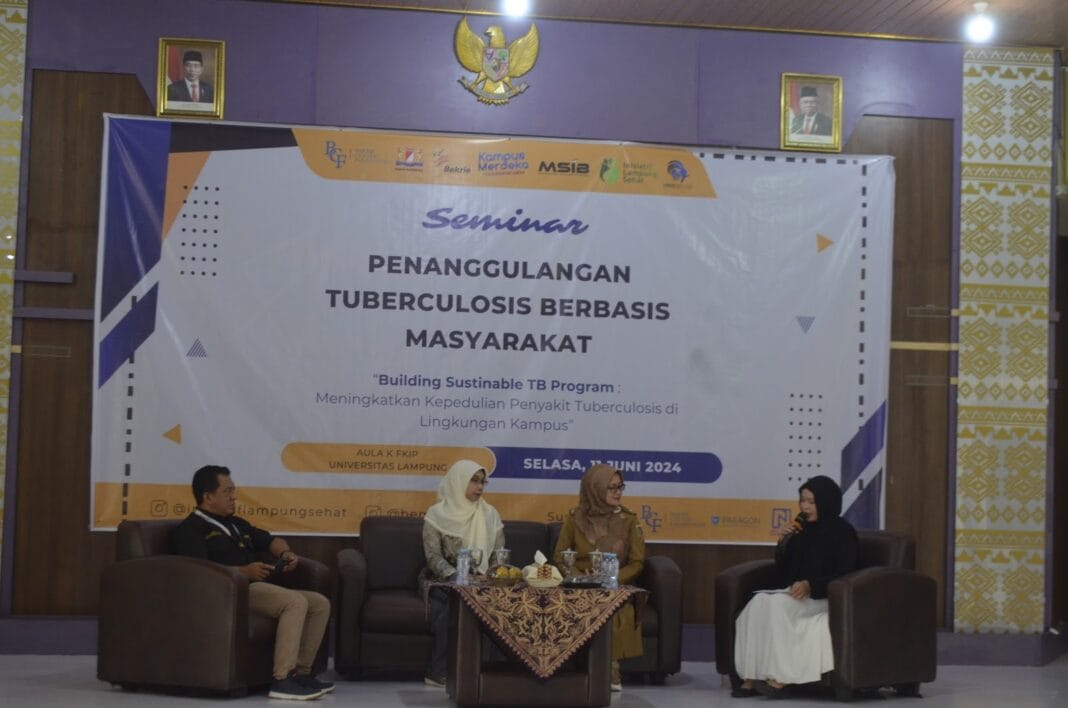 Mahasiswa Universitas Lampung Bersatu Lawan TBC