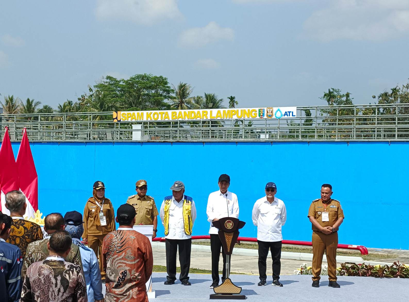 Jokowi Resmikan SPAM Bandarlampung, Air Bersih Berkualitas Tinggi untuk 60 Ribu Rumah Tangga