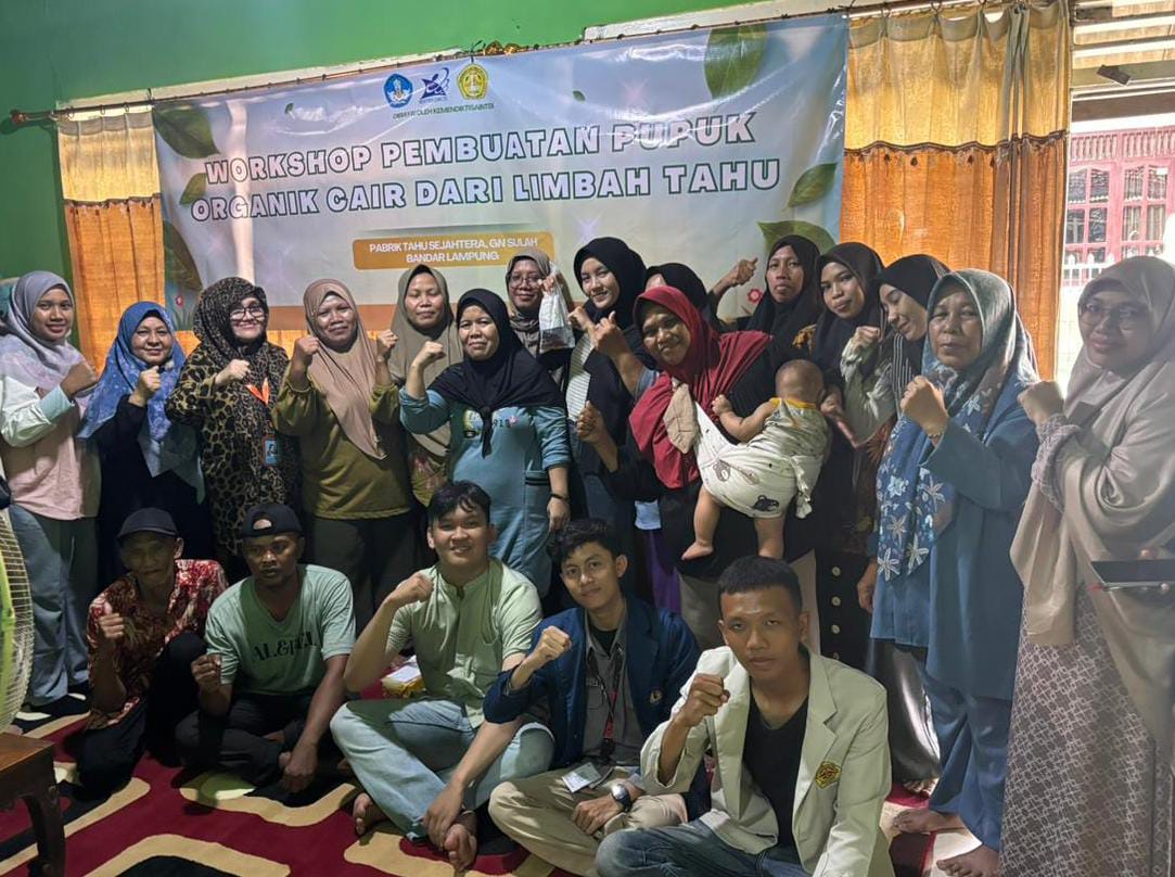 USBRJ Latih Warga Olah Limbah Cair Tahu Jadi Pupuk Organik, Dukung Ekonomi Sirkular