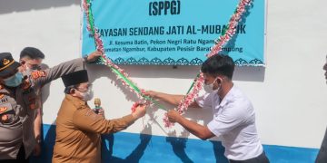 Wabup Irawan Topani Launching Dapur SPPG Ngambur, 1.982 Siswa Terima Makan Bergizi Gratis
