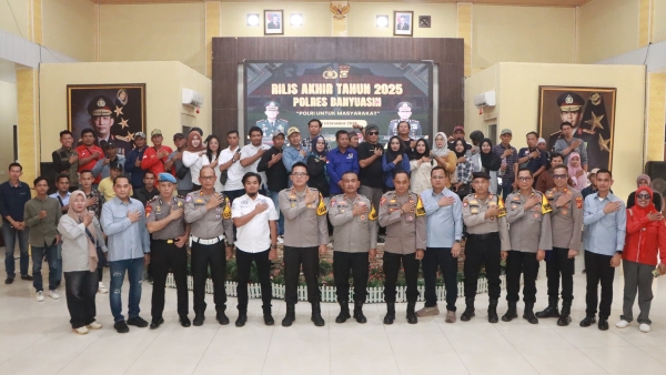 Polres Banyuasin Rilis Capaian Kinerja Akhir Tahun 2025, Ungkap Prestasi dan Inovasi Pelayanan Publik