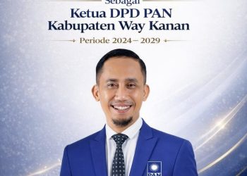 Resmen Kadapi Terpilih Jadi Ketua DPD PAN Way Kanan 2024–2029