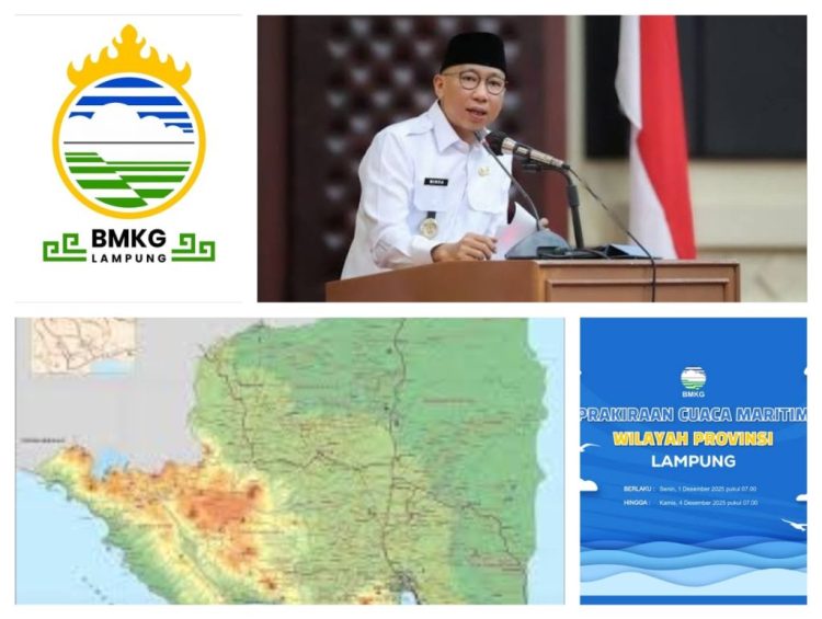 Waspada Cuaca Ekstrem! BMKG Prediksi Badai dan Hujan Sangat Lebat di Lampung 3 Hari ke Depan