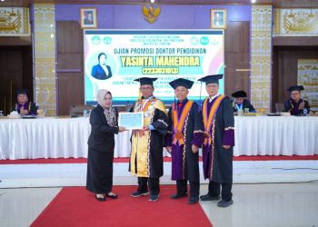 FKIP Unila Gelar Ujian Terbuka Promosi Doktor Yasinta Mahendra