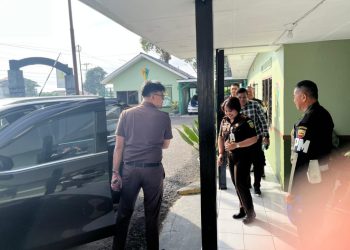 Dansubdenpom Tanah Karo Kapten CPM Agus Setiawan Siap Dukung Kejari Karo dalam Bidang Hukum