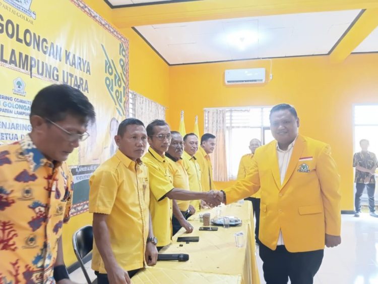 Arnando Ferdiansyah Jadi Sosok Tunggal di Musda Golkar Lampung Utara