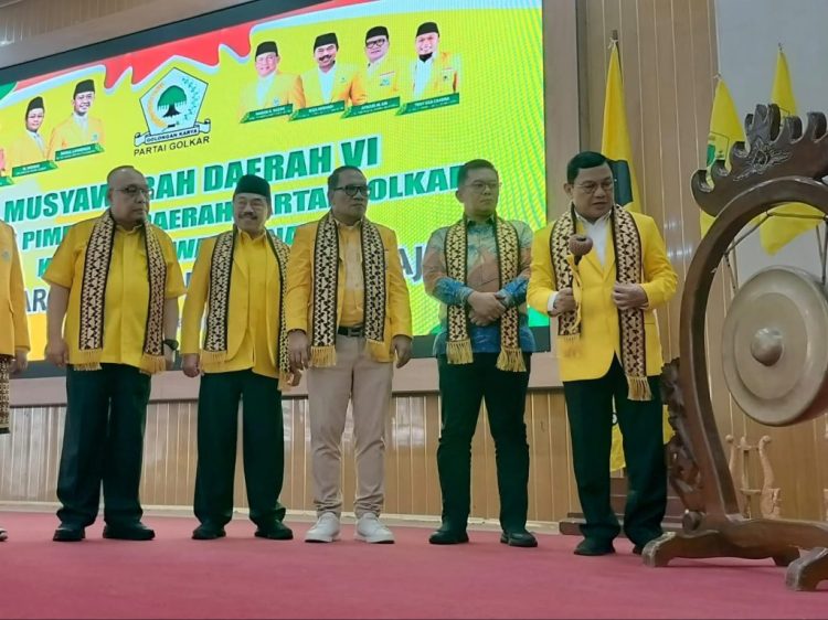 Musda VI Golkar Way Kanan: Hanan A Rozak Instruksikan Kader Solid dan Turun ke Masyarakat