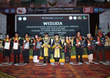 Wisuda Periode III Unila 2025/2026, 640 Lulusan Resmi Dikukuhkan