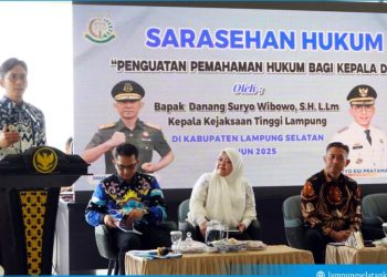 Sarasehan Hukum, Pemkab Lamsel Ingatkan Kades Soal Korupsi