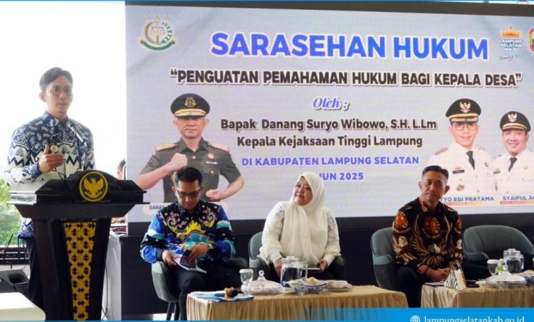 Sarasehan Hukum, Pemkab Lamsel Ingatkan Kades Soal Korupsi