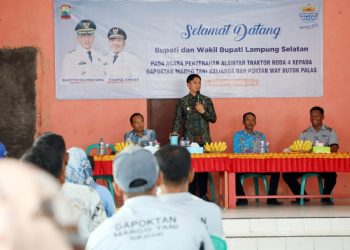 Pemkab Lampung Selatan Pacu Tiga Kali Tanam, Alsintan Jadi Senjata Baru Petani