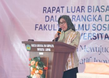 Rapat Luar Biasa Senat Dies Natalis FISIP Unila ke-39