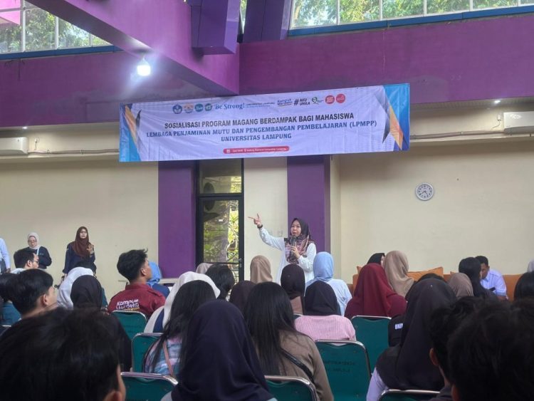LPMPP Unila Gelar Sosialisasi Program Magang Berdampak bagi Mahasiswa