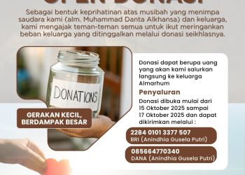 PERMATEP Unila Buka Donasi untuk Mahasiswa yang Jadi Korban Kebakaran