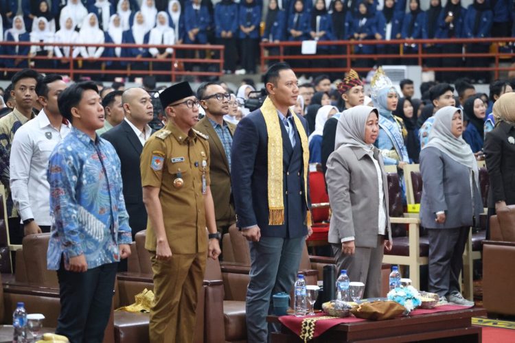 Unila dan AHY Ajak Mahasiswa Sinergi Indonesia Emas 2045