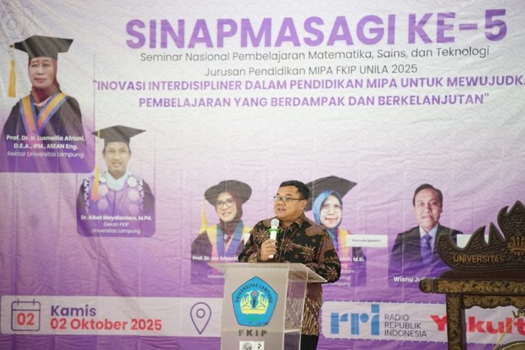 FKIP Unila Gelar Sinapmasagi ke-5: Menyatukan Matematika, Sains, dan Teknologi dalam Inovasi Pendidikan Berkelanjutan