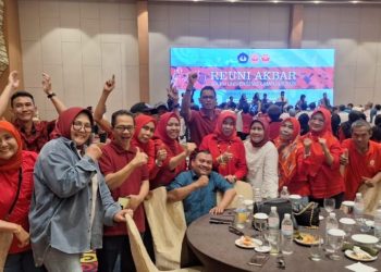 Ketua TP Sriwijaya Hadiri Reuni Akbar IKA FH Unila