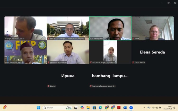 Unila Perkuat Jaringan Internasional, Lanjutkan Kerja Sama dengan Universitas Rusia