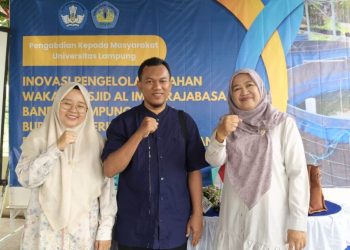 Dosen Unila Kembangkan Budidaya Ikan Produktif di Masjid Al Iman Gedong Meneng Rajabasa Bandarlampung